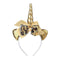 Golden Unicorn Headband